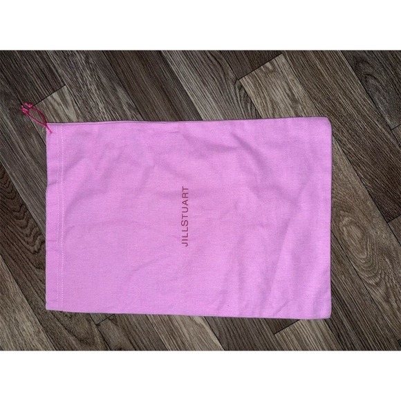 Jill‎ Stuart Women's Pink Fashionable Drawstring Dust Bag 14"x11" - Picture 1 of 4